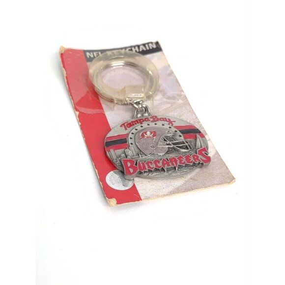 Tampa Bay Buccaneers NFL Metal Key Chain Officially Licensed 1997 Stamped Back - Picture 11 of 13
